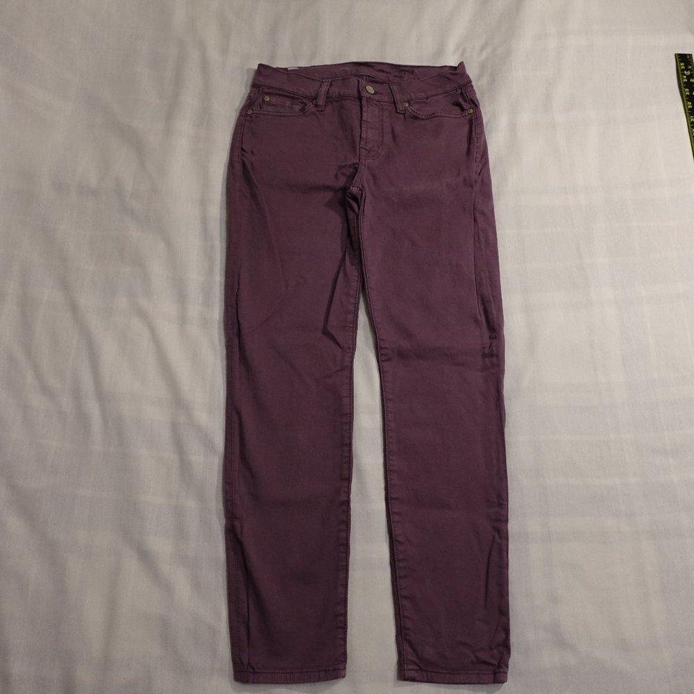 7 for all Mankind  Gwenevere cropped‎ women's 27 purple